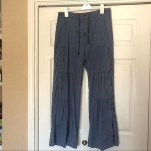 Soft Surroundings blue palazzo pants. Size M.
